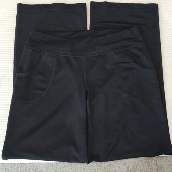 Women's Calvin Klein Charcoal Gray Yoga GYM Pants Size Size Small EUC #6240 - Picture 2 of 6